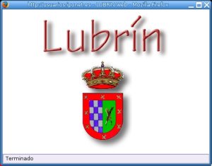 Antigua web de Lubrín